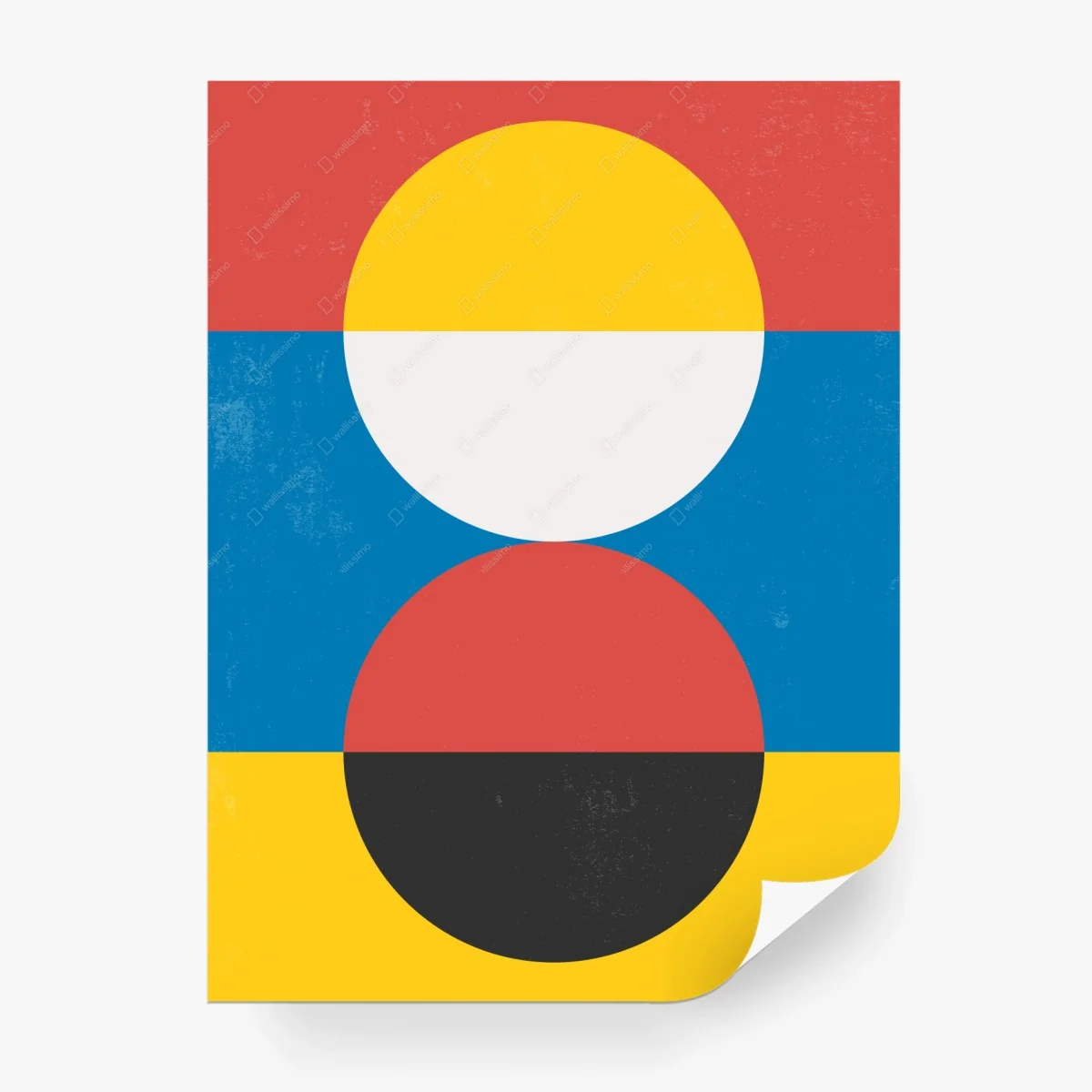 Papier peint composition géométrique aux couleurs vives – Wallnifity® Papier peint composition géométrique aux couleurs vives – Wallnifity®