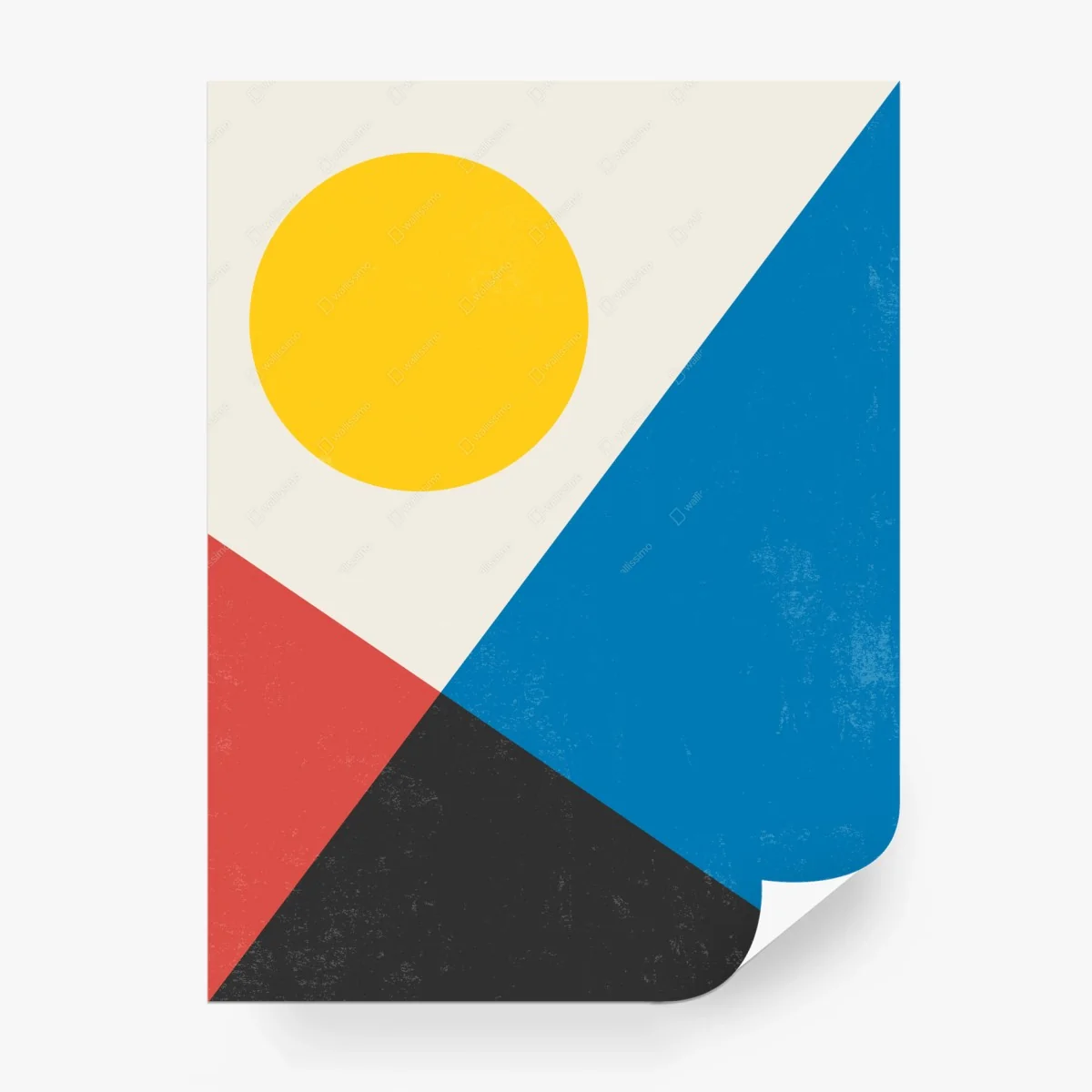 Papier peint horizon solaire géométrique – Wallnifity®