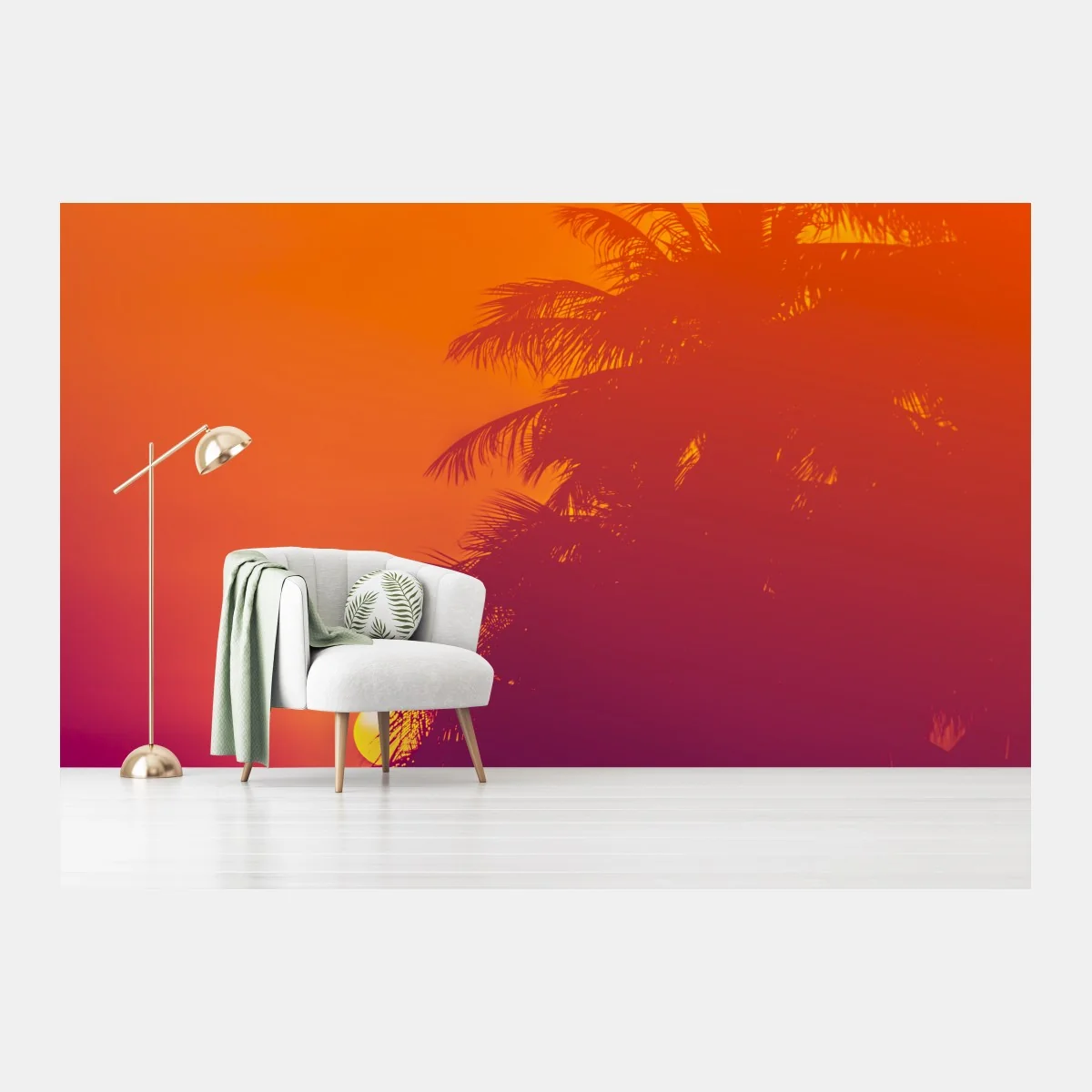 Papier peint coucher de soleil vintage en Thaïlande – Wallnifity® Papier peint coucher de soleil vintage en Thaïlande – Wallnifity®