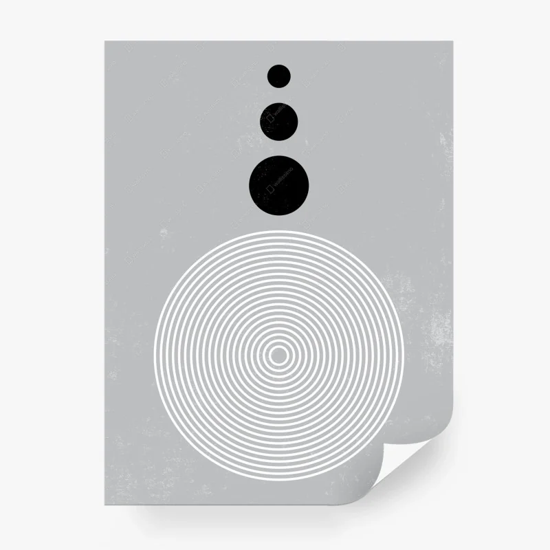 Papier peint composition géométrique en cercles concentriques – Wallnifity® Papier peint composition géométrique en cercles concentriques – Wallnifity®