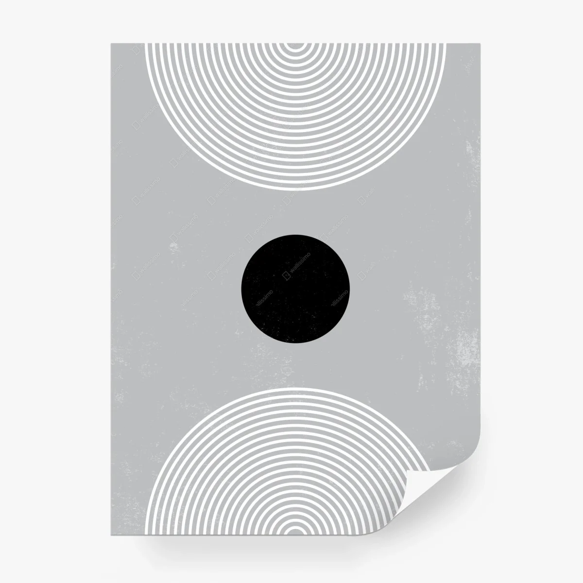 Papier peint équilibre concentrique minimaliste – Wallnifity®