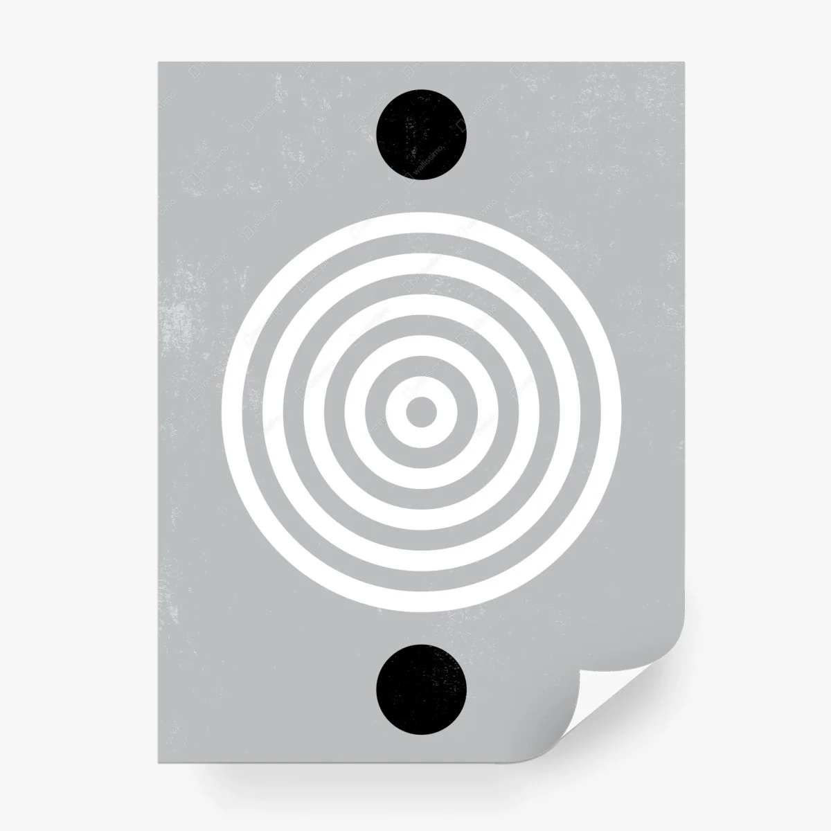 Papier peint composition géométrique concentrique au style grunge – Wallnifity® Papier peint composition géométrique concentrique au style grunge – Wallnifity®