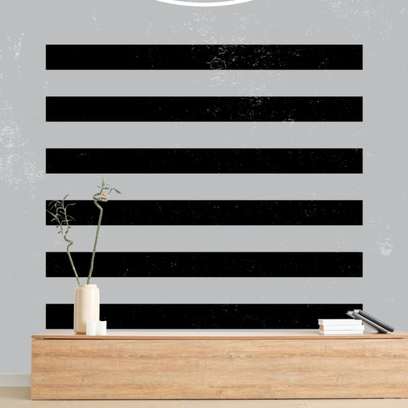 Papier peint composition géométrique grise minimaliste – Wallnifity®