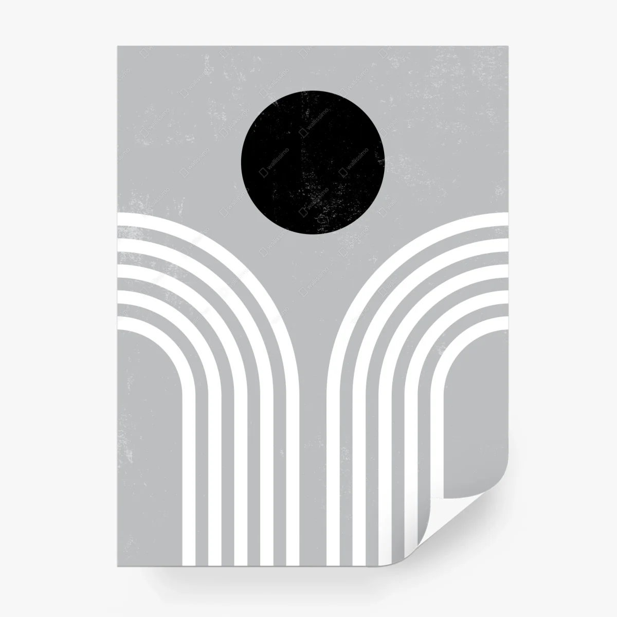 Papier peint arches et cercle minimaliste – Wallnifity® Papier peint arches et cercle minimaliste – Wallnifity®