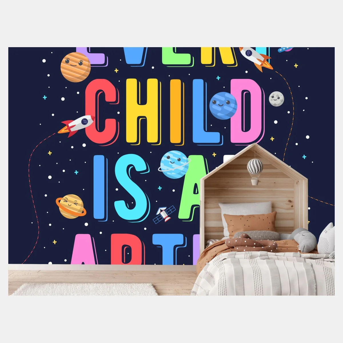 Papier peint chaque enfant est un artiste galactique – Wallnifity® Papier peint chaque enfant est un artiste galactique – Wallnifity®