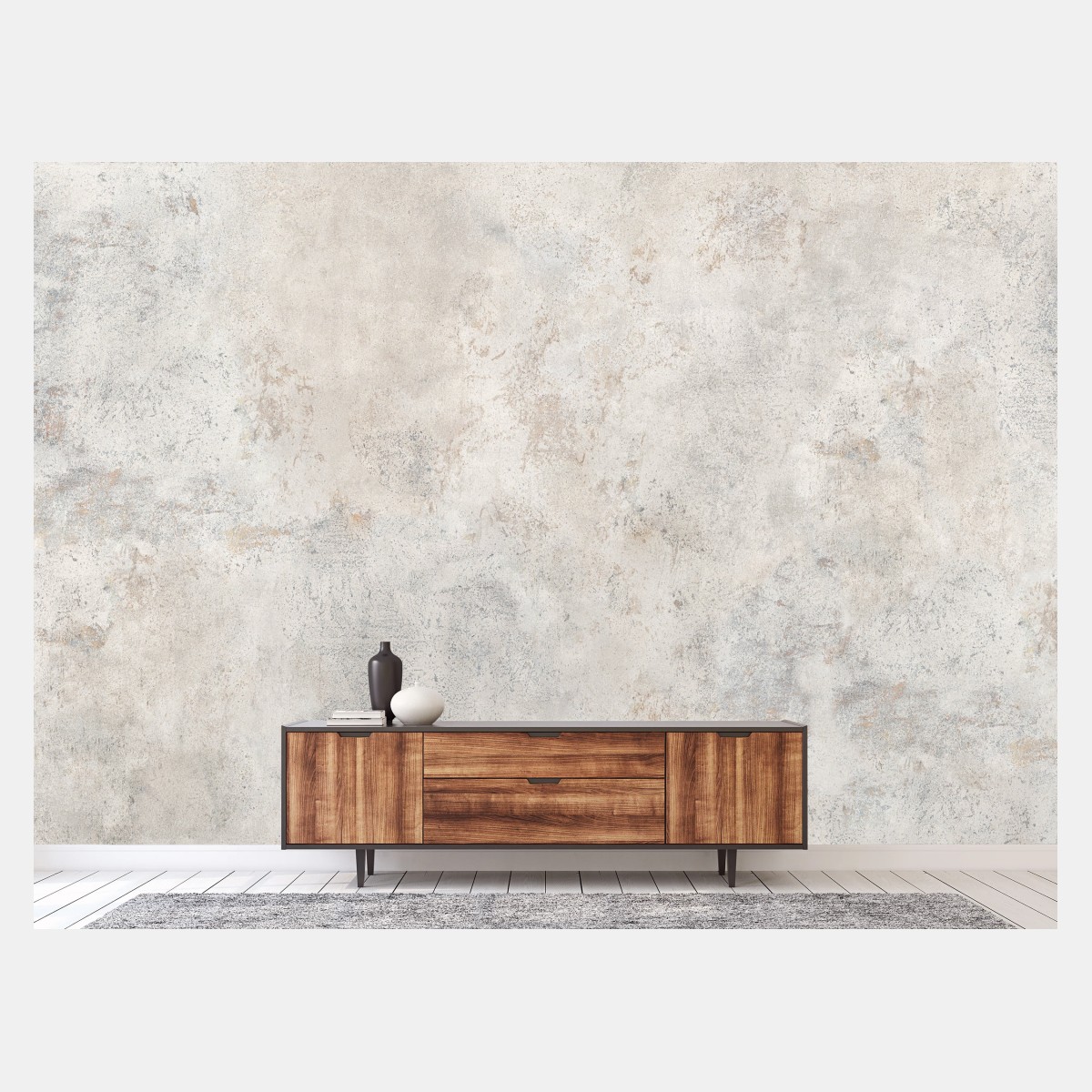 Papier peint texture murale effet béton vieilli – Wallnifity®