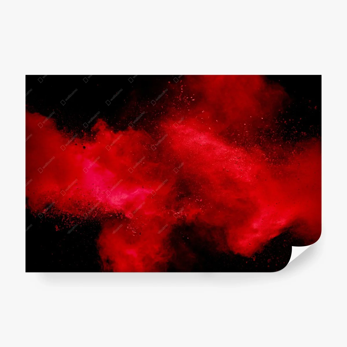 Papier peint nuage rouge explosif abstrait – Wallnifity® Papier peint nuage rouge explosif abstrait – Wallnifity®