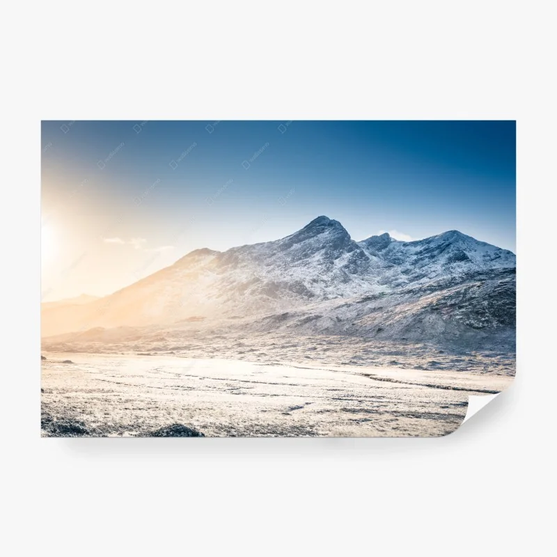 Papier peint aurore sur les Cuillin, île de Skye – Wallnifity®
