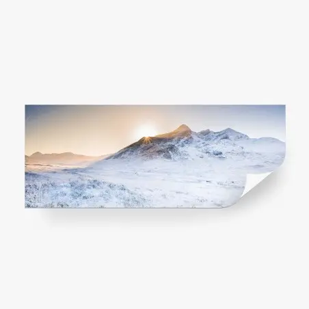 Papier peint paysage hivernal des Cuillin de Skye – Wallnifity®