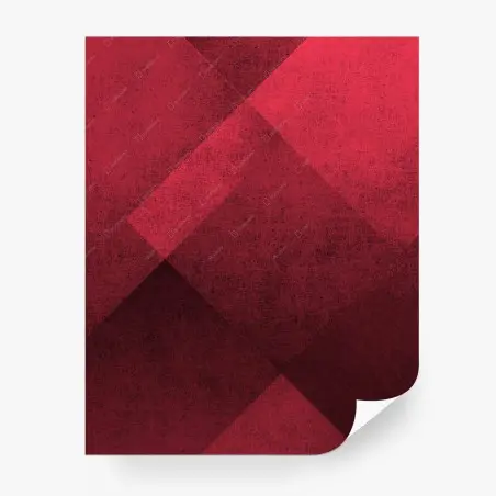 Papier peint motif géométrique rouge vintage – Wallnifity®