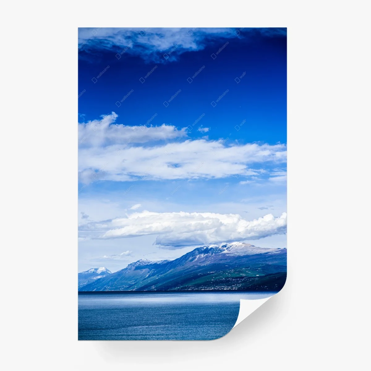 Papier peint panorama alpin sous ciel bleu – Wallnifity® Papier peint panorama alpin sous ciel bleu – Wallnifity®