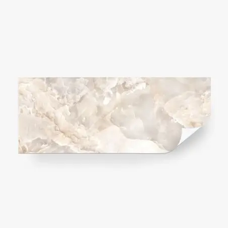 Papier peint motif marbre onyx crème – Wallnifity®