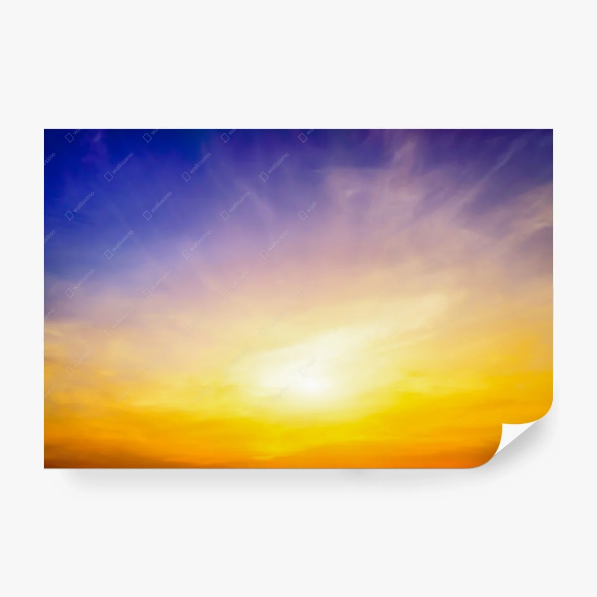Papier peint aube dorée — ciel ensoleillé aux teintes vibrantes – Wallnifity® Papier peint aube dorée — ciel ensoleillé aux teintes vibrantes – Wallnifity®