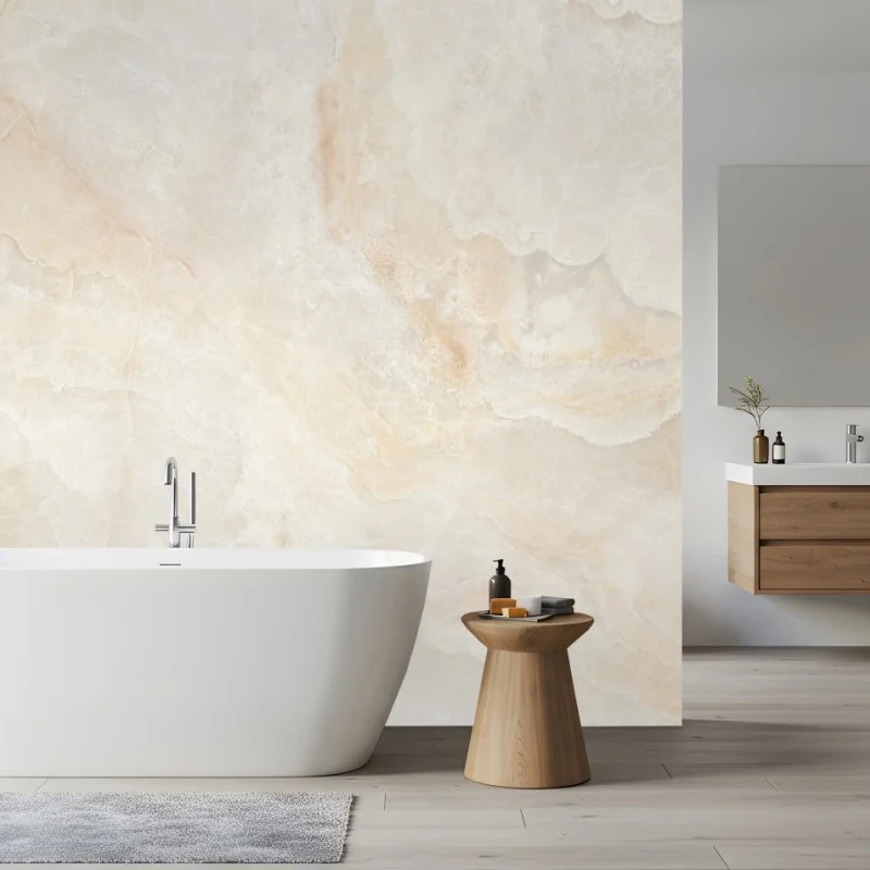 Papier peint marbre onyx crème naturel et élégant – Wallnifity® Papier peint marbre onyx crème naturel et élégant – Wallnifity®