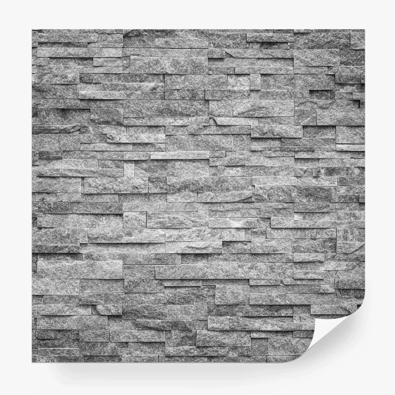 Papier peint mur en pierre grise texturée – Wallnifity® Papier peint mur en pierre grise texturée – Wallnifity®