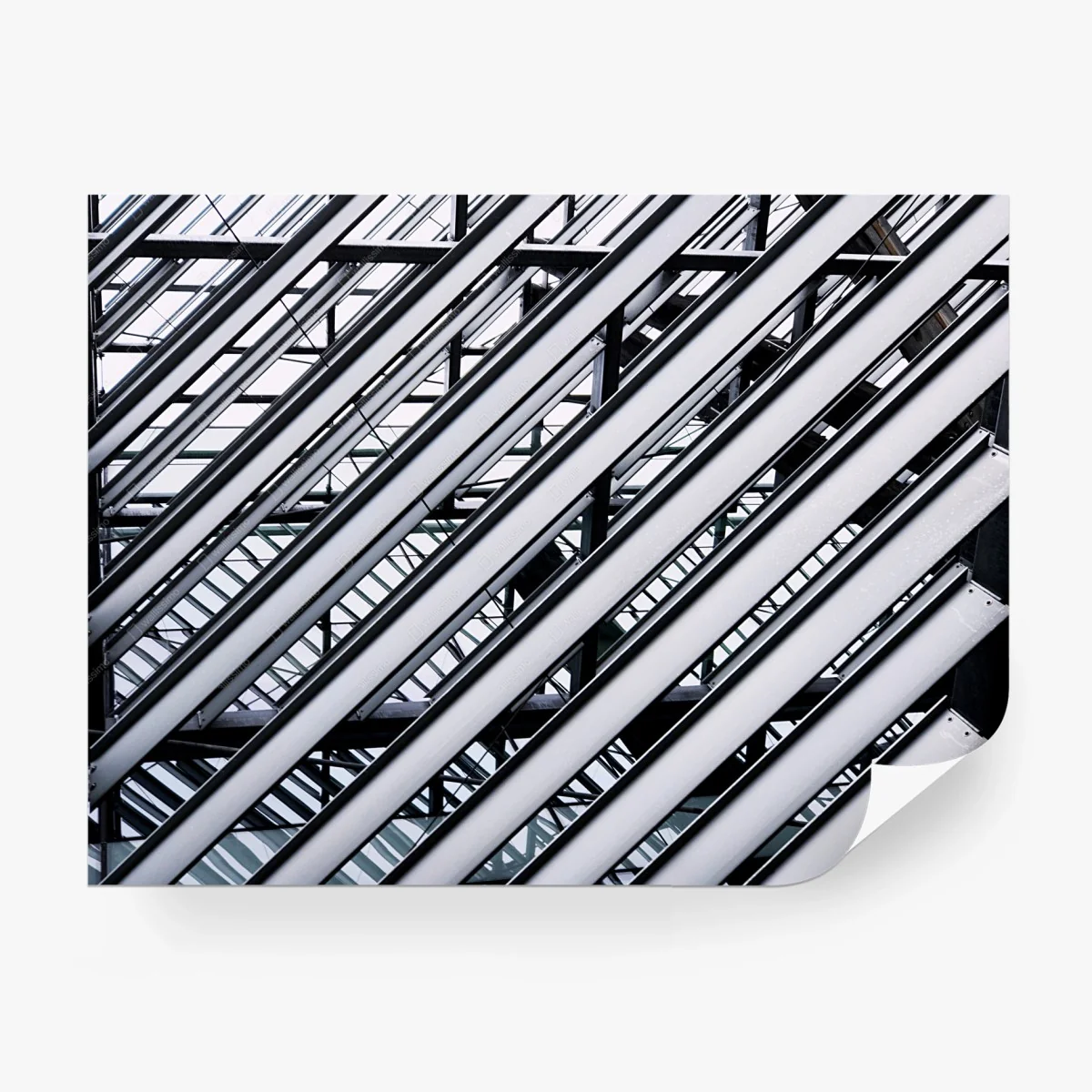Papier peint composition architecturale diagonale – Wallnifity® Papier peint composition architecturale diagonale – Wallnifity®