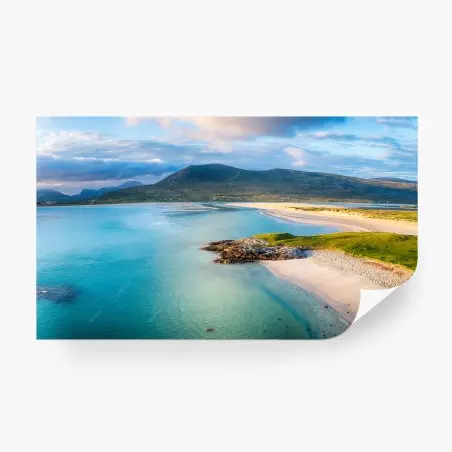 Papier peint plage de Luskentyre sur l'île de Harris – Wallnifity®