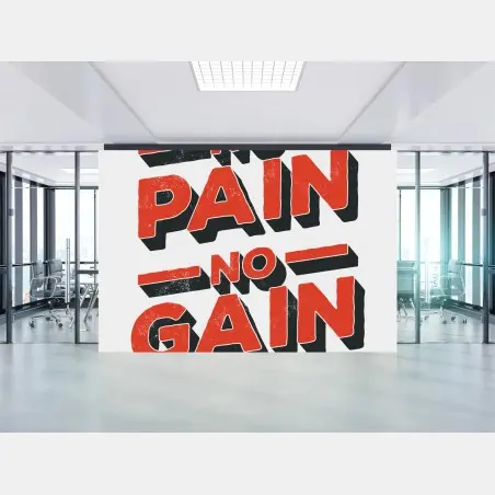 Papier peint slogan motivant en lettres 3d – Wallnifity®