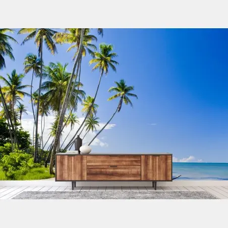 Papier peint rêve tropical au bord de la mer – Wallnifity®