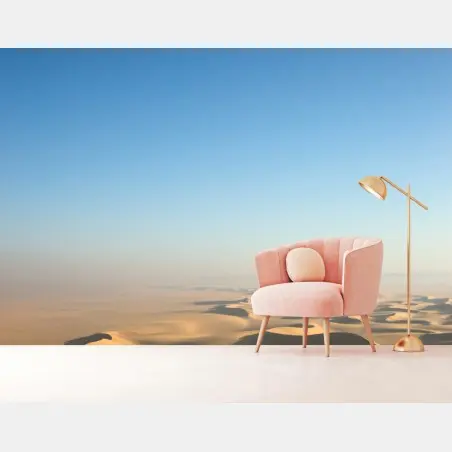 Papier peint vastes dunes sous un ciel azur – Wallnifity®