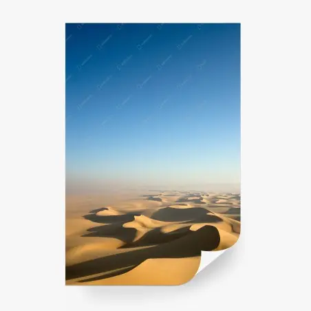 Papier peint vastes dunes sous un ciel azur – Wallnifity®