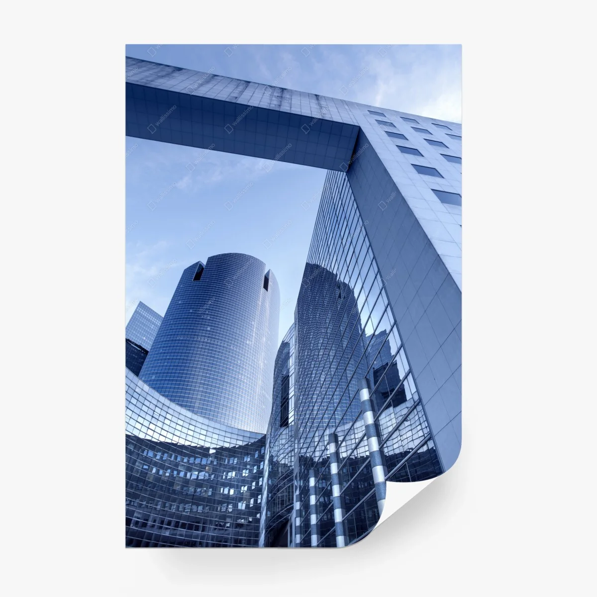 Papier peint perspective architecturale sur gratte-ciel modernes – Wallnifity® Papier peint perspective architecturale sur gratte-ciel modernes – Wallnifity®