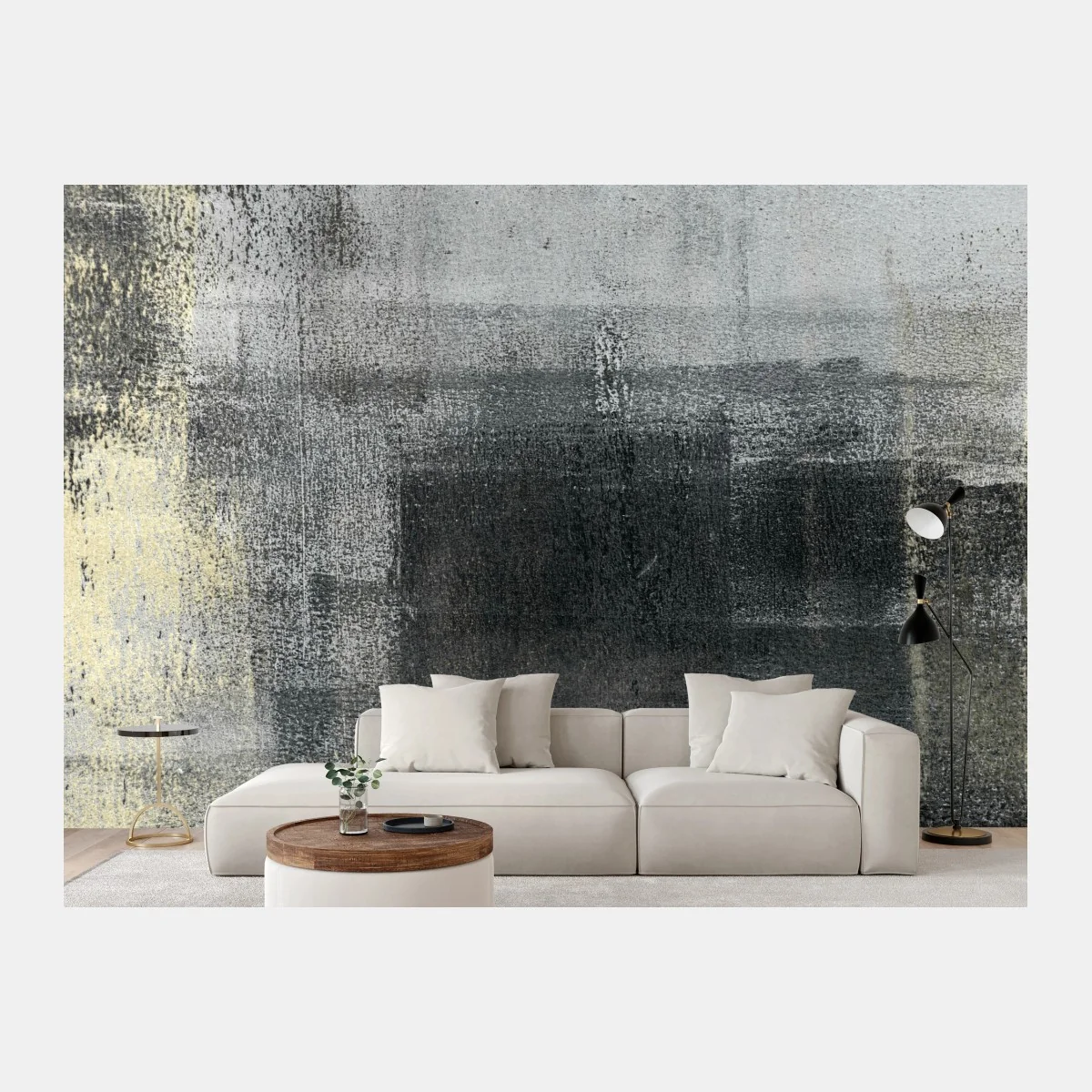 Papier peint abstraction urbaine en nuances de gris – Wallnifity® Papier peint abstraction urbaine en nuances de gris – Wallnifity®