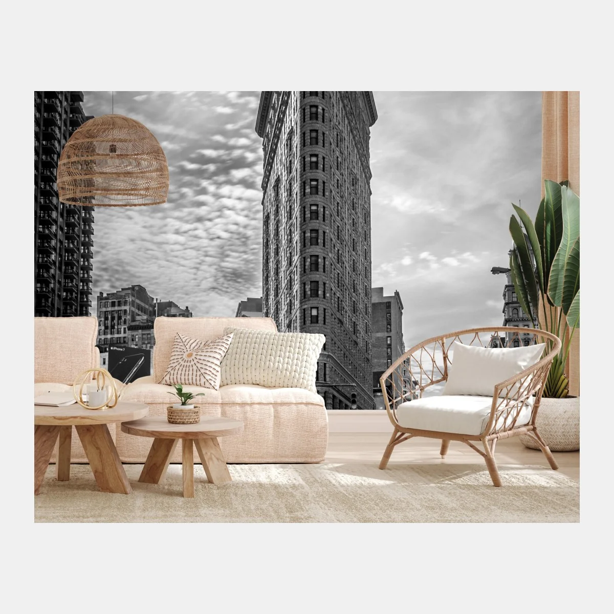 Papier peint perspective urbaine: Flatiron de New York – Wallnifity® Papier peint perspective urbaine: Flatiron de New York – Wallnifity®