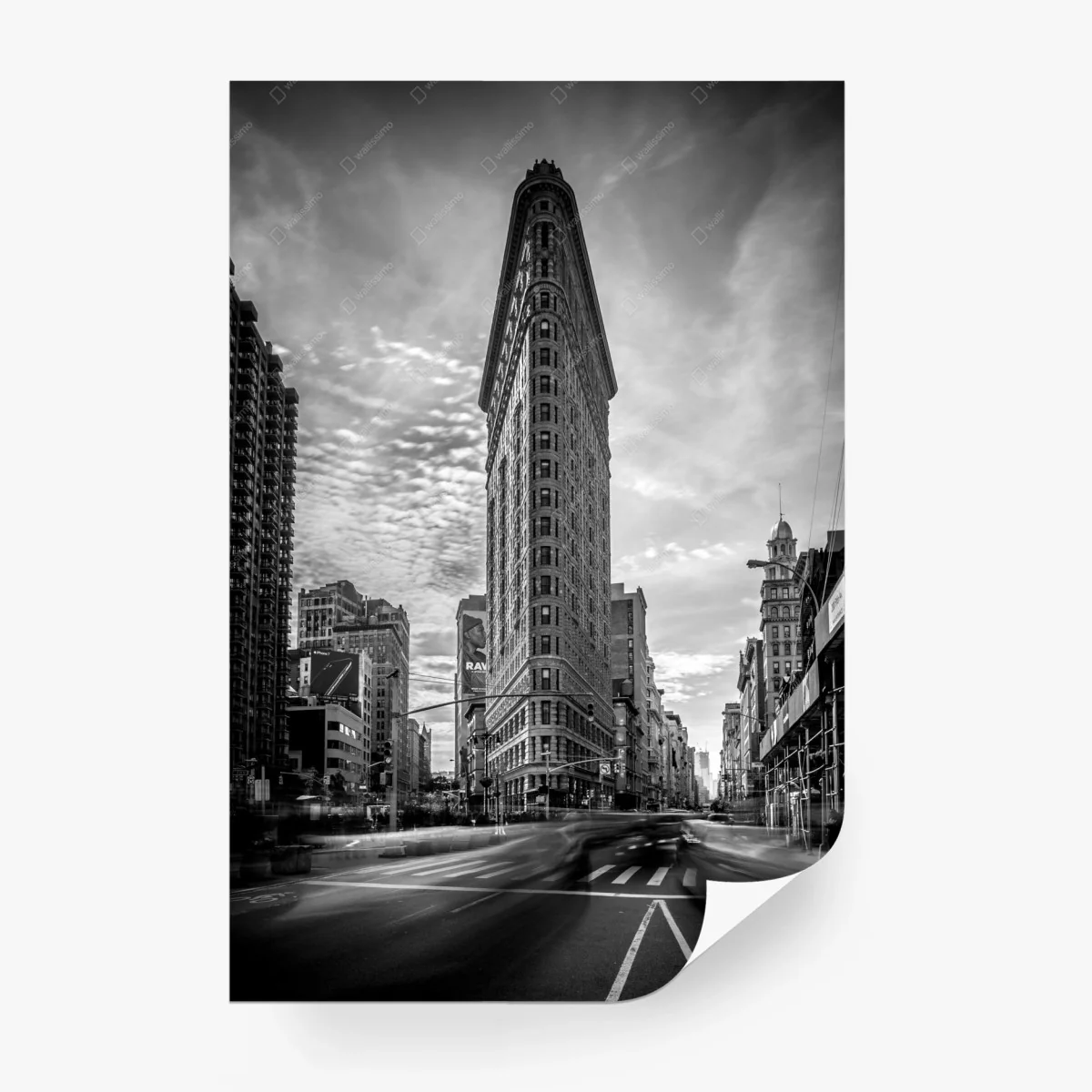 Papier peint perspective urbaine: Flatiron de New York – Wallnifity® Papier peint perspective urbaine: Flatiron de New York – Wallnifity®