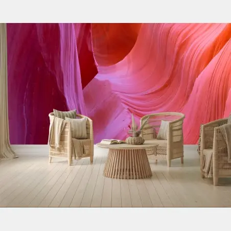 Papier peint courbes lumineuses d'Antelope Canyon – Wallnifity®