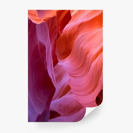 Papier peint courbes lumineuses d'Antelope Canyon – Wallnifity®