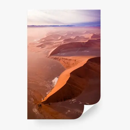 Papier peint dunes sculptées de Sossusvlei, Namibie – Wallnifity®
