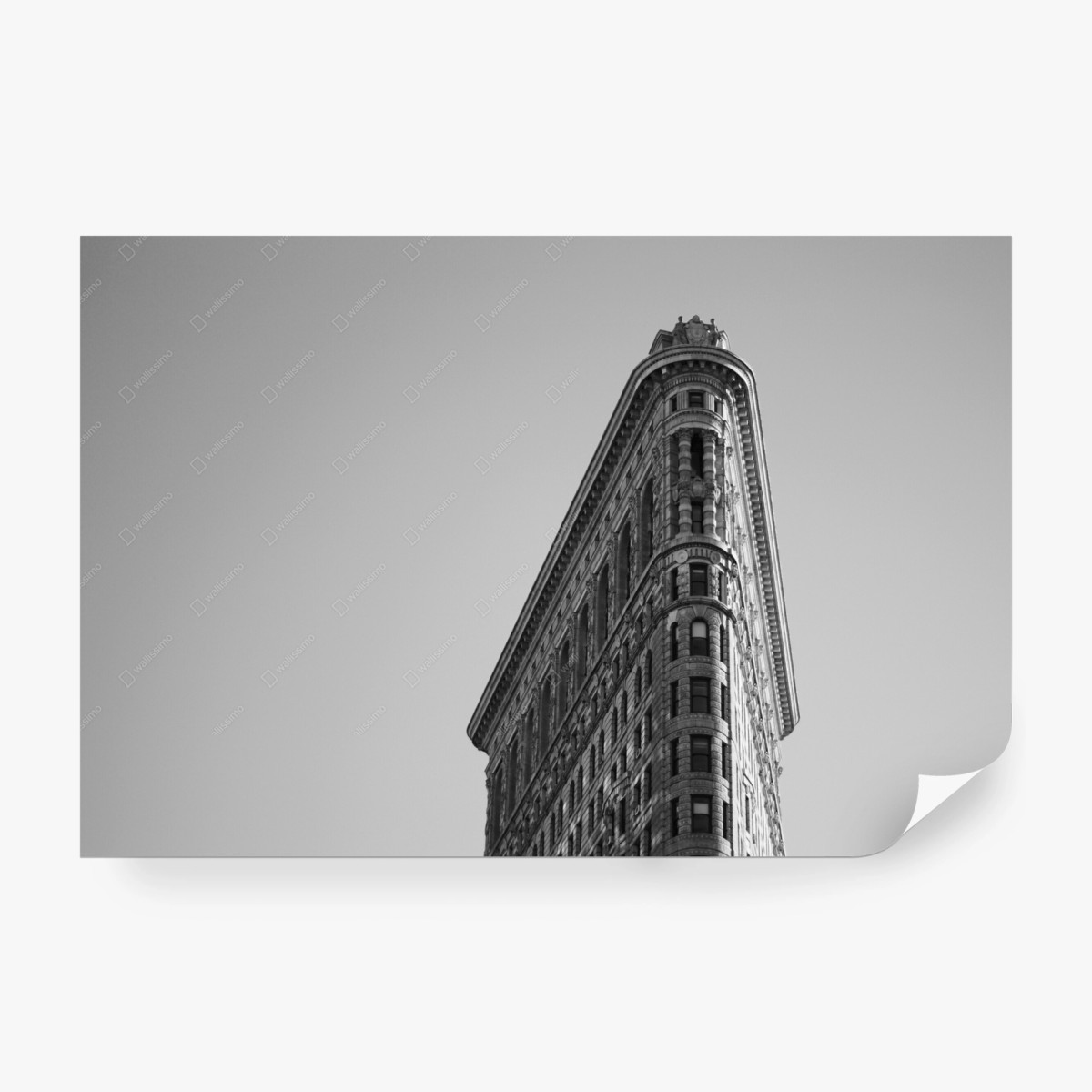 Papier peint décor mural art déco de New York en noir et blanc – Wallnifity®