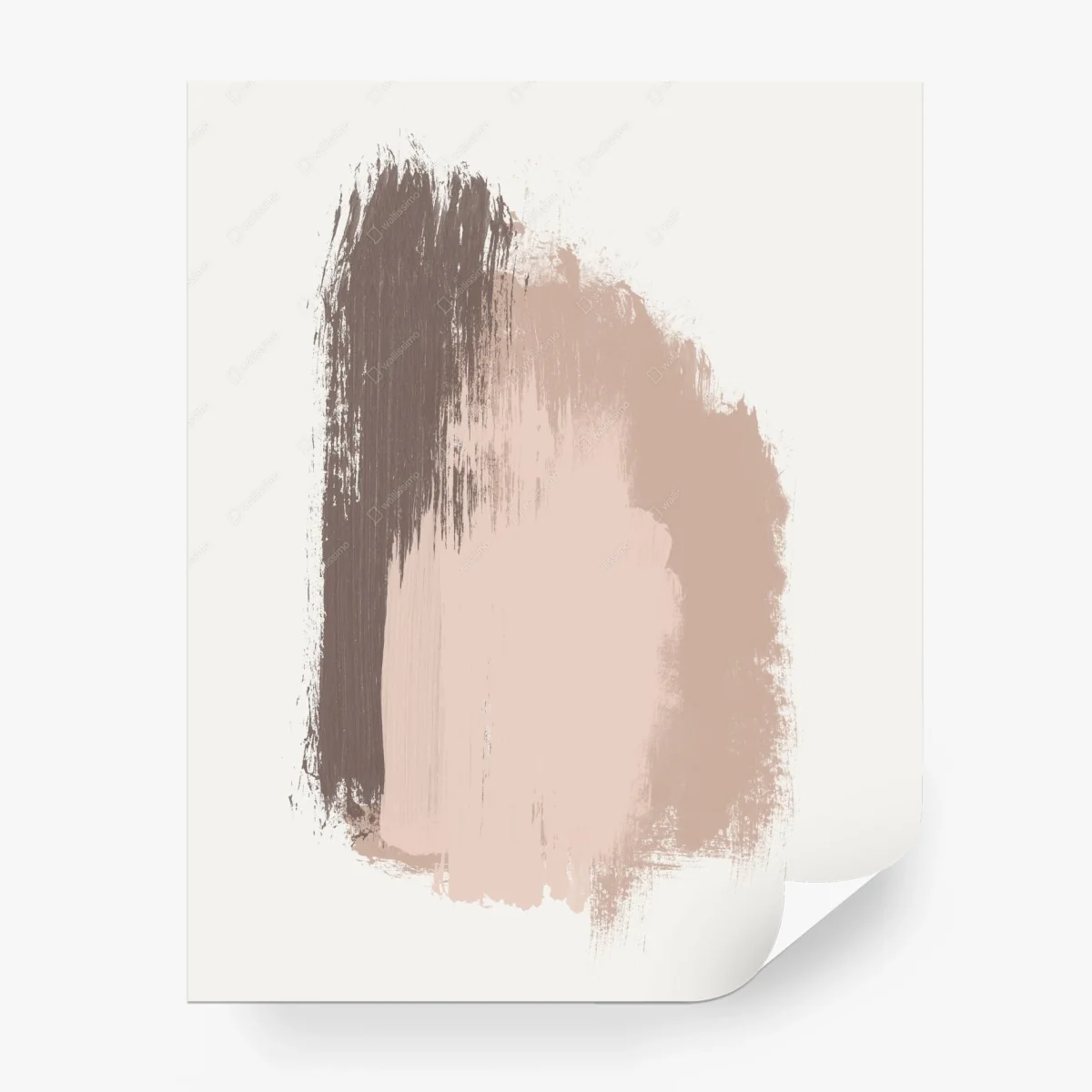 Papier peint composition abstraite aux tons neutres – Wallnifity® Papier peint composition abstraite aux tons neutres – Wallnifity®