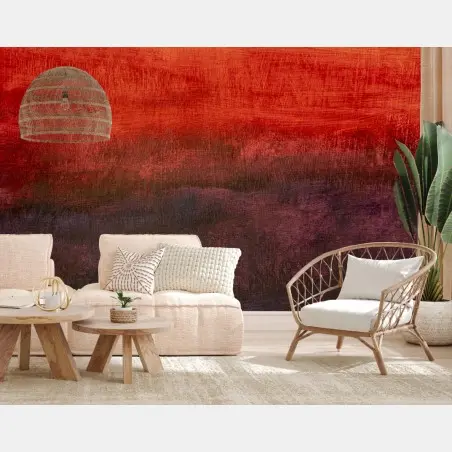 Papier peint coucher de soleil abstrait en dégradé – Wallnifity®