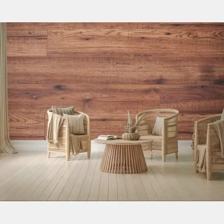 Papier peint fond en bois chaleureux et naturel – Wallnifity®