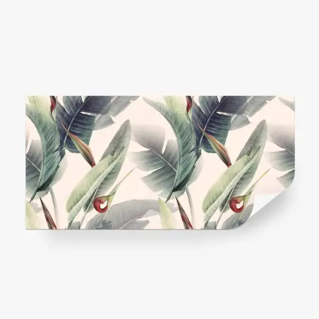 Papier peint motif botanique tropical en aquarelle – Wallnifity®