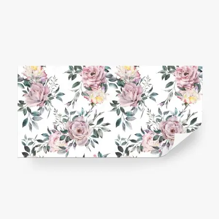 Papier peint bouquet de roses aquarelle – Wallnifity®