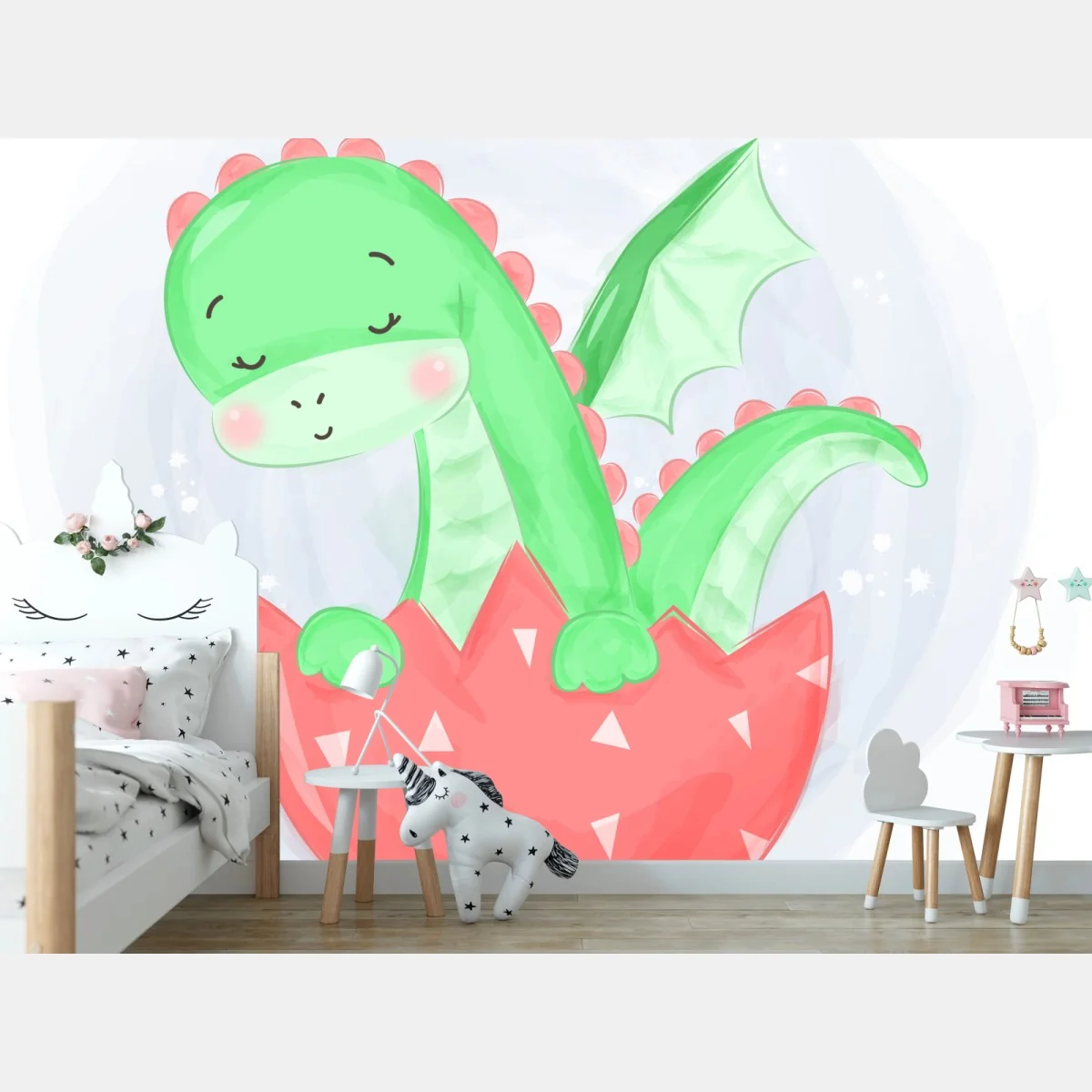 Papier peint bébé dragon endormi dans son œuf – Wallnifity® Papier peint bébé dragon endormi dans son œuf – Wallnifity®