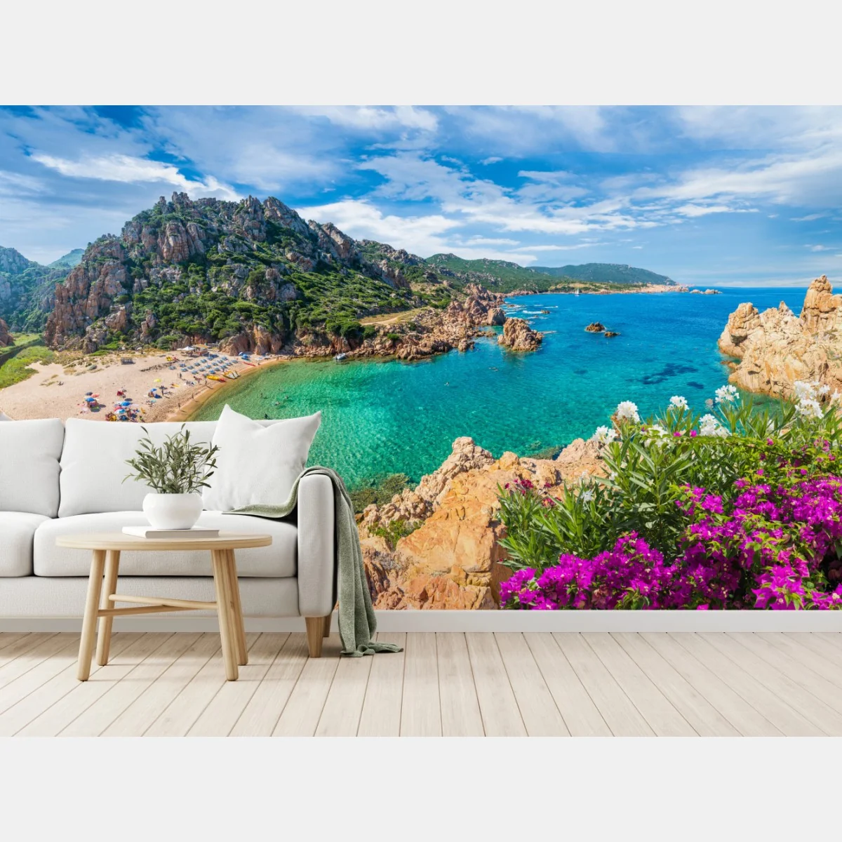 Papier peint panorama côtier de Costa Paradiso, Sardaigne – Wallnifity® Papier peint panorama côtier de Costa Paradiso, Sardaigne – Wallnifity®