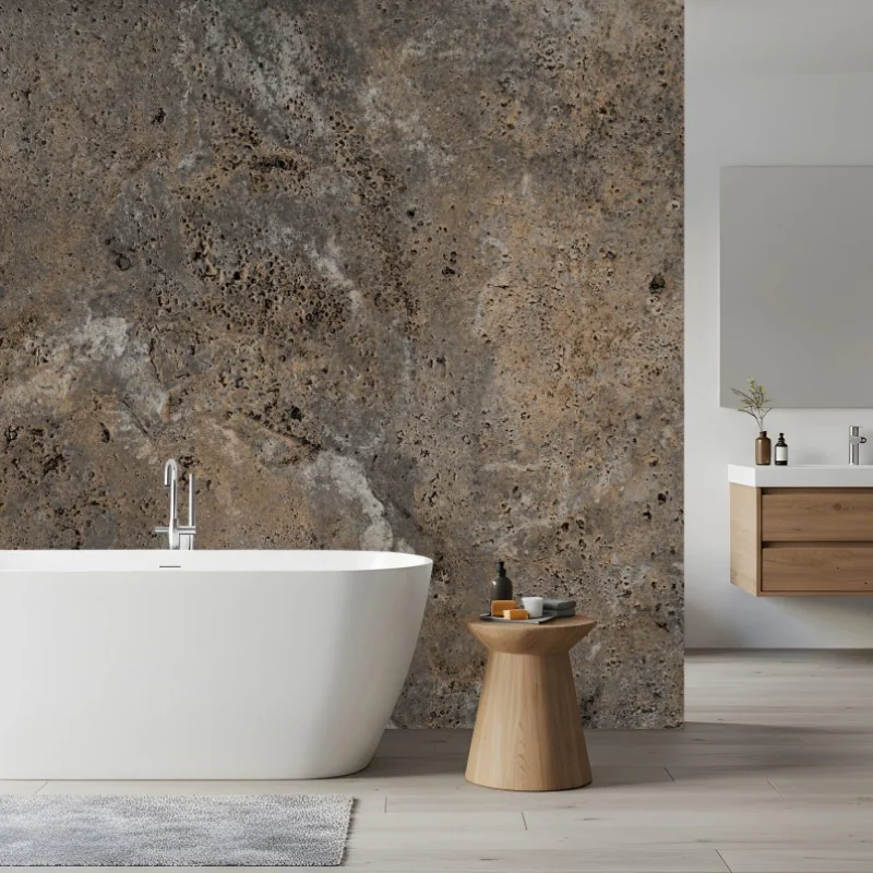 Papier peint texture pierre naturelle travertin gris et brun – Wallnifity® Papier peint texture pierre naturelle travertin gris et brun – Wallnifity®
