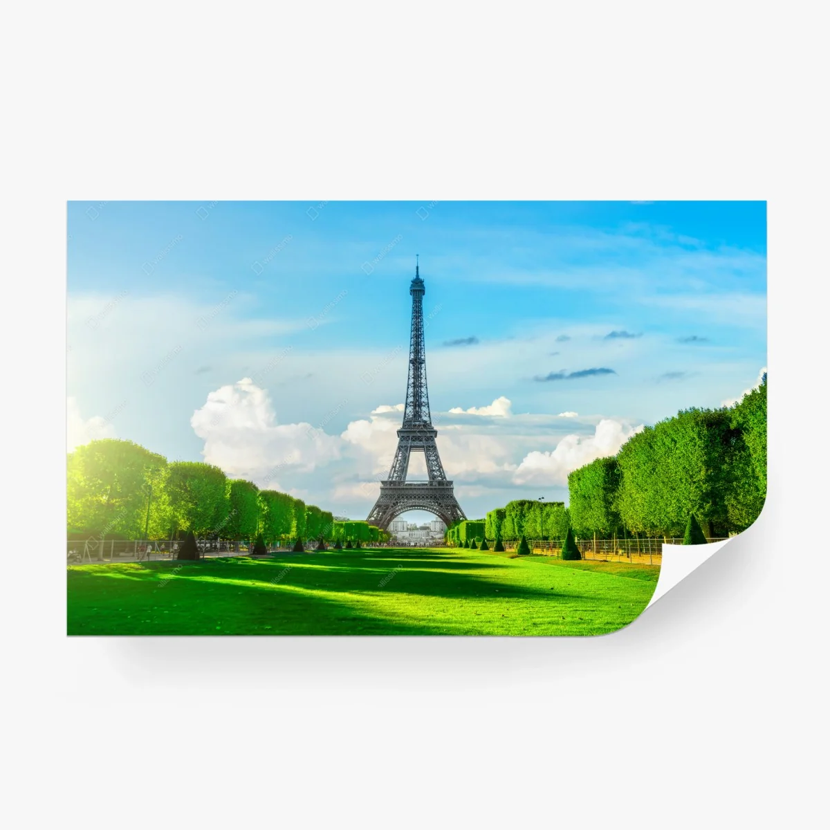 Papier peint vue iconique de la tour Eiffel à Paris – Wallnifity® Papier peint vue iconique de la tour Eiffel à Paris – Wallnifity®