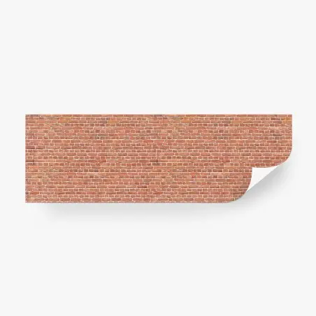 Papier peint mur de briques rouges effet vintage – Wallnifity®
