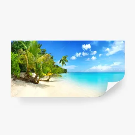 Papier peint havre tropical aux Maldives – Wallnifity®