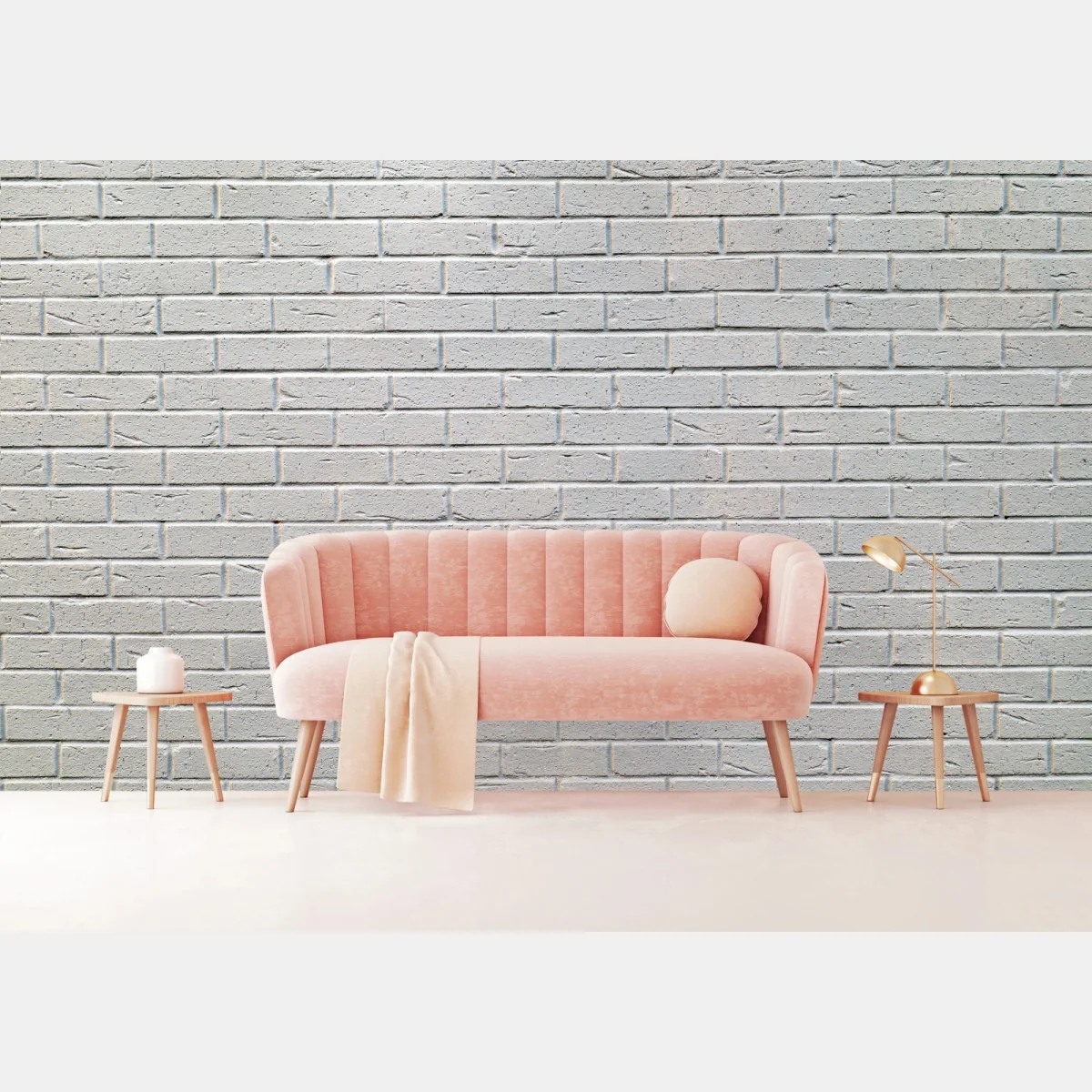 Papier peint texture de brique blanche minimaliste – Wallnifity® Papier peint texture de brique blanche minimaliste – Wallnifity®