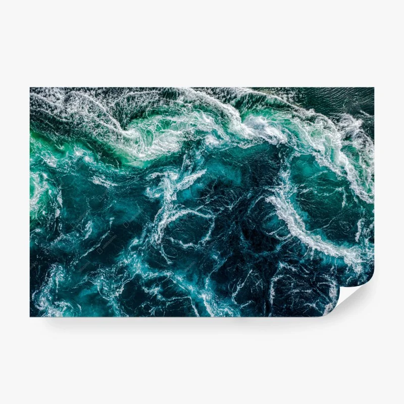 Papier peint abstraction des tourbillons de Saltstraumen – Wallnifity® Papier peint abstraction des tourbillons de Saltstraumen – Wallnifity®