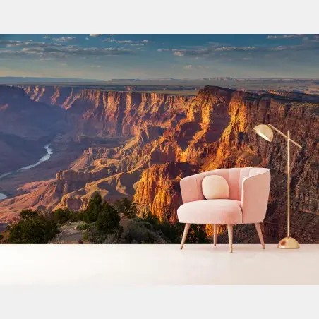 Papier peint coucher de soleil sur le Grand Canyon, Arizona – Wallnifity®
