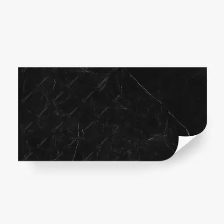 Papier peint marbre noir veiné élégant – Wallnifity®
