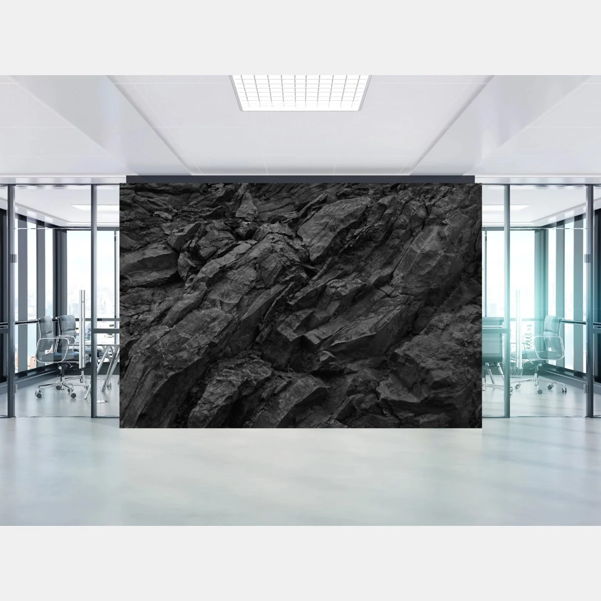 Papier peint texture rocheuse dramatique en noir et blanc – Wallnifity® Papier peint texture rocheuse dramatique en noir et blanc – Wallnifity®