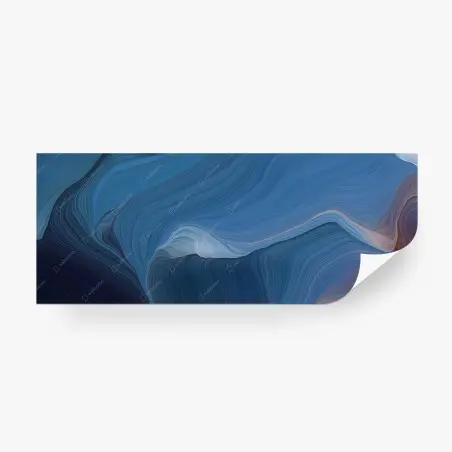 Papier peint danse des strates bleues – Wallnifity®